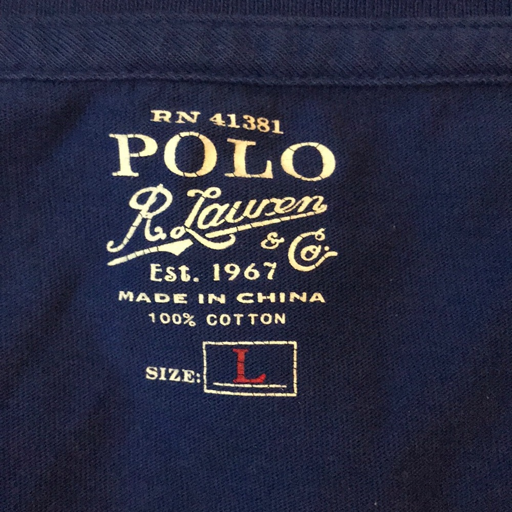 Blue shirt polo good stuff